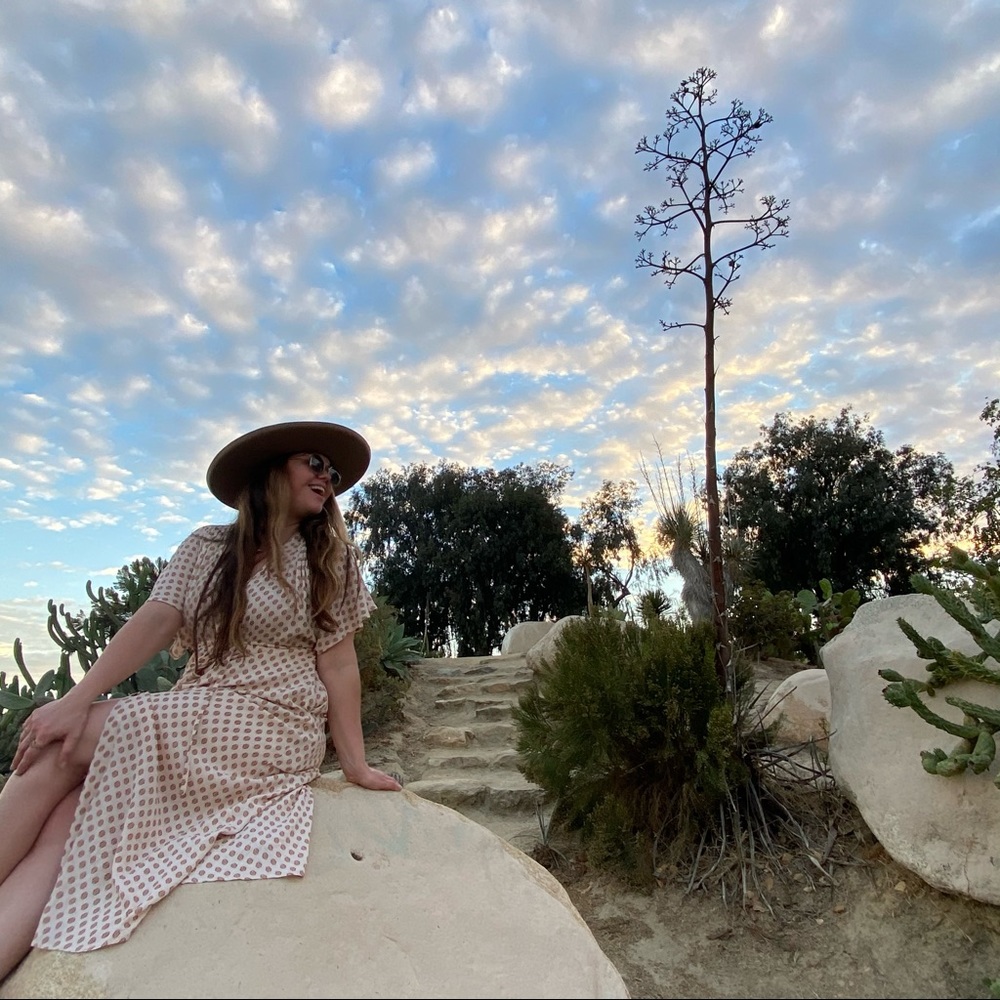 dreamy boho Wishlist Apparel midi-dress